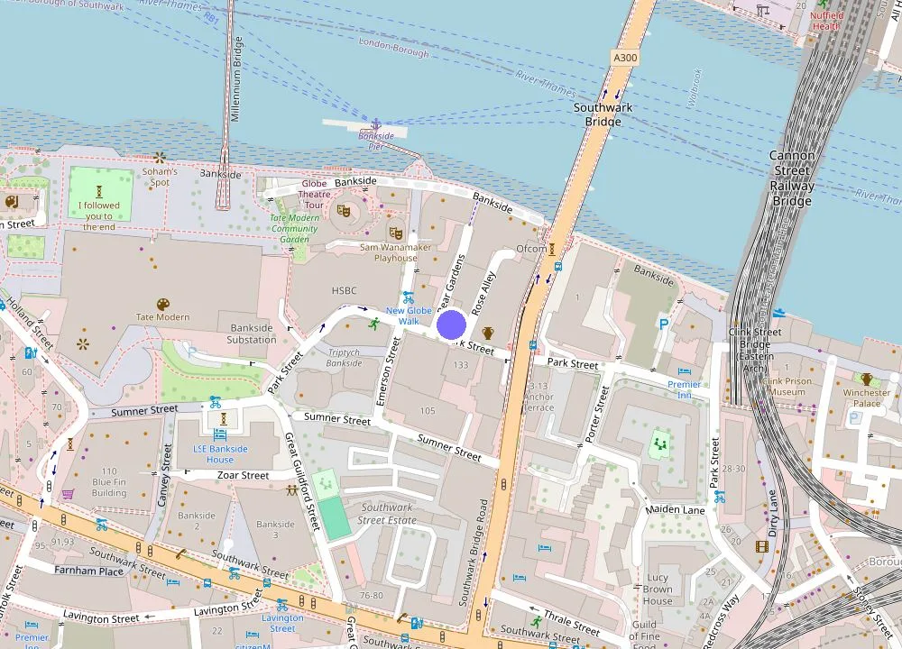 Map: Native Bankside