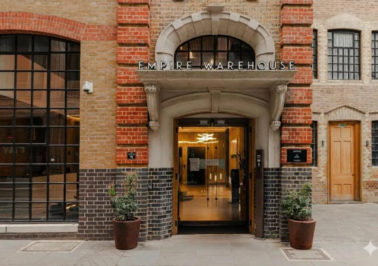 a building with an entrance to a graduate building at Native Bankside in London